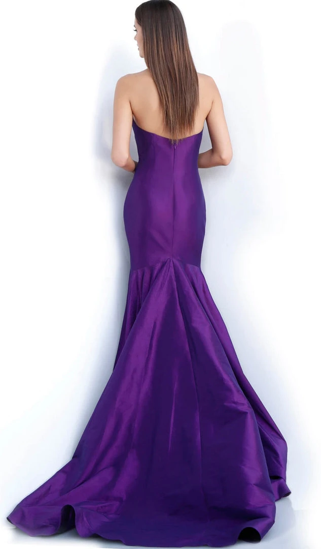 Formal Gowns Jovani - 67412 Strapless Plunging Sweetheart Mermaid Dress With Train 4 Formal Gowns Jovani - 67412 Strapless Plunging Sweetheart Mermaid Dress With Train