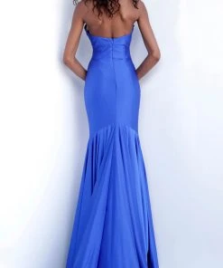 Formal Gowns Jovani - 67413 Strapless Plunging Sweetheart Trumpet Dress