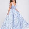 JVN By Jovani Jovani - Embroidered Bodice Prom Ballgown JVN50050 Formal Gowns