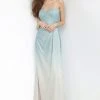 JVN By Jovani Formal Gowns Jovani - JVN01015 Strapless Sweetheart Shimmer Ombre Gown 2 JVN By Jovani Formal Gowns Jovani - JVN01015 Strapless Sweetheart Shimmer Ombre Gown