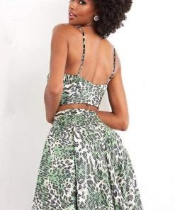 JVN By Jovani Cocktail Dresses Jovani - JVN05817 Sweetheart Print A-Line Dress