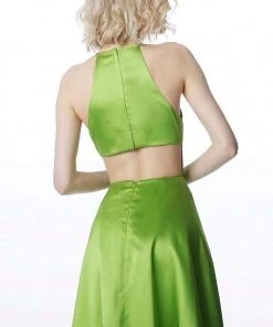 JVN By Jovani Jovani - JVN2181 Halter Satin A-line Dress Cocktail Dresses 5 JVN By Jovani Jovani - JVN2181 Halter Satin A-line Dress Cocktail Dresses