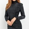 JVN By Jovani Jovani - JVN62808 Turtle Neck Glittered Fit Dress 2 JVN By Jovani Jovani - JVN62808 Turtle Neck Glittered Fit Dress