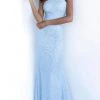 JVN By Jovani Jovani - JVN64010 High Halter Beaded Lace Gown 2 JVN By Jovani Jovani - JVN64010 High Halter Beaded Lace Gown