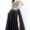 JVN By Jovani Jovani - JVN64088 Strapless Embroidered Ballgown Formal Gowns