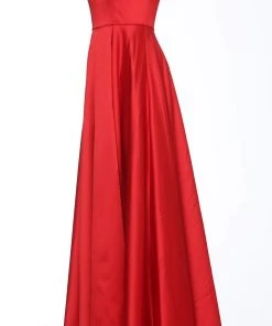 JVN By Jovani Jovani - JVN67753 Strapless Sweetheart Satin Prom Dress 16 JVN By Jovani Jovani - JVN67753 Strapless Sweetheart Satin Prom Dress