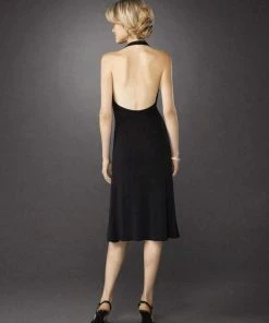 La Femme - 12839 Jeweled Gathered Halter Neck A-line Dress Cocktail Dresses 5 La Femme - 12839 Jeweled Gathered Halter Neck A-line Dress Cocktail Dresses