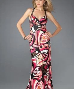 Formal Gowns La Femme - 13364 Sexy Bejeweled Sweetheart Sheath Dress