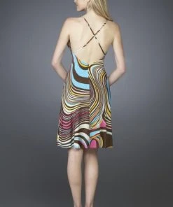 Cocktail Dresses La Femme - 14027 Elegant Short Multi-Colored Dress