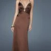 Formal Gowns La Femme - 14303 Stunning Silk Bodice Evening Dress