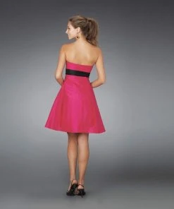 Cocktail Dresses La Femme - 14311 Strapless Bowed A-Line Cocktail Dress 5 Cocktail Dresses La Femme - 14311 Strapless Bowed A-Line Cocktail Dress