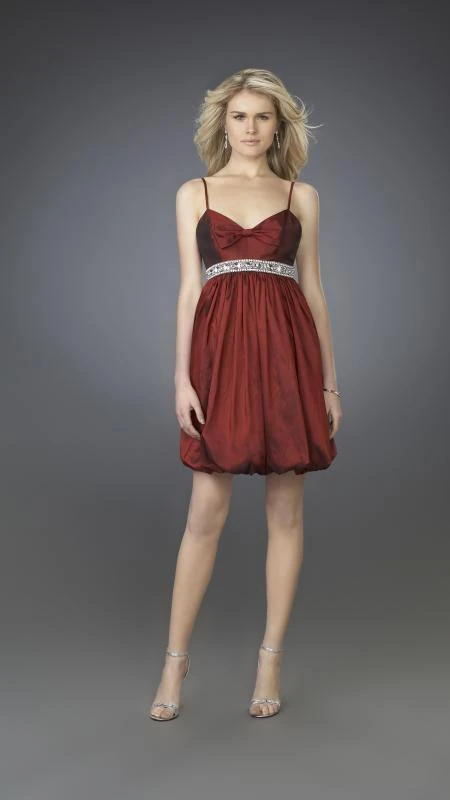 La Femme - 14501 Ribbon Accented Sweetheart Bubble Cocktail Dress 3 La Femme - 14501 Ribbon Accented Sweetheart Bubble Cocktail Dress