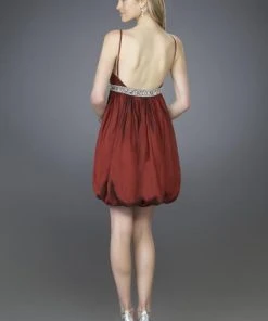 La Femme - 14501 Ribbon Accented Sweetheart Bubble Cocktail Dress 5 La Femme - 14501 Ribbon Accented Sweetheart Bubble Cocktail Dress