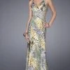 La Femme - 14992 Long Dress With Animal Print Formal Gowns