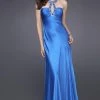 Formal Gowns La Femme - 15578 Distinctively Embellished Neck Strap Sheath Gown 2 Formal Gowns La Femme - 15578 Distinctively Embellished Neck Strap Sheath Gown