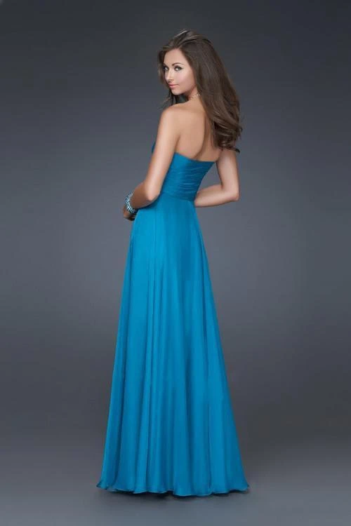 Formal Gowns La Femme - 15951 Stylish Strapless A-line Dress With Glittering Adornment 4 Formal Gowns La Femme - 15951 Stylish Strapless A-line Dress With Glittering Adornment