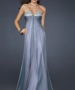 La Femme - 16970 Divine Jewel-Ornate Sweetheart Empire Gown Formal Gowns