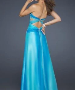 La Femme - 17167 Vibrant Dual-Toned Sweetheart A-Line Chiffon Gown Formal Gowns 5 La Femme - 17167 Vibrant Dual-Toned Sweetheart A-Line Chiffon Gown Formal Gowns