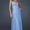 Formal Gowns La Femme - 17203 Ruched Sweetheart With Embellished Cutouts A-line Evening Dress