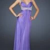 Formal Gowns La Femme - 17543 Bead Embellished Ruched Sweetheart Chiffon A-line Gown 1 Formal Gowns La Femme - 17543 Bead Embellished Ruched Sweetheart Chiffon A-line Gown
