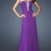 Formal Gowns La Femme - 19009 Luxurious Sweetheart A-Line Gown With Sheer Layering 2 Formal Gowns La Femme - 19009 Luxurious Sweetheart A-Line Gown With Sheer Layering