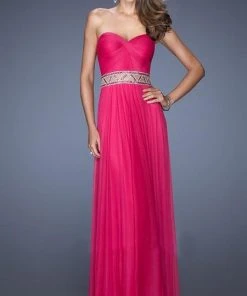 Formal Gowns La Femme - 20034 Geometric Cutout Evening Long Dress