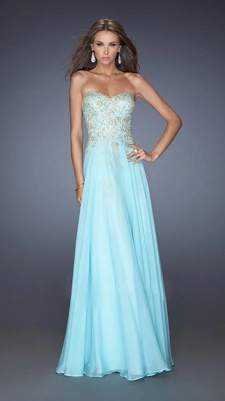 Formal Gowns La Femme - 20114 Long Embellished Strapless Dress 3 Formal Gowns La Femme - 20114 Long Embellished Strapless Dress
