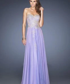 Formal Gowns La Femme - 20114 Long Embellished Strapless Dress 11 Formal Gowns La Femme - 20114 Long Embellished Strapless Dress