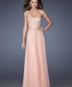 Formal Gowns La Femme - 20114 Long Embellished Strapless Dress 10 Formal Gowns La Femme - 20114 Long Embellished Strapless Dress