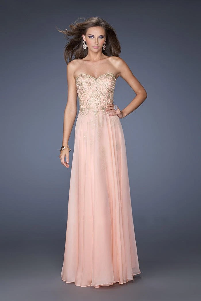 Formal Gowns La Femme - 20114 Long Embellished Strapless Dress 6 Formal Gowns La Femme - 20114 Long Embellished Strapless Dress