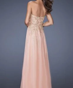 Formal Gowns La Femme - 20114 Long Embellished Strapless Dress 9 Formal Gowns La Femme - 20114 Long Embellished Strapless Dress