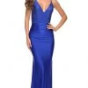 Formal Gowns La Femme - 30432SC Plunging V-Neck Beaded Long Gown - 1 Pc Royal Blue In Size 00 Available 1 Formal Gowns La Femme - 30432SC Plunging V-Neck Beaded Long Gown - 1 Pc Royal Blue In Size 00 Available