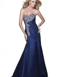 Formal Gowns La Femme Gigi - 16226 Long Trumpet Gown With Jeweled Bodice