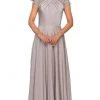 Formal Gowns La Femme - Lace Jewel Neck A-Line Dress 28100SC 1 Formal Gowns La Femme - Lace Jewel Neck A-Line Dress 28100SC