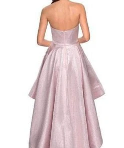 La Femme - Sweetheart High Low Dress 27783SC - 1 Pc Pink In Size 0 Available Formal Gowns