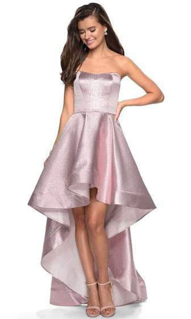 La Femme - Sweetheart High Low Dress 27783SC - 1 Pc Pink In Size 0 Available Formal Gowns 5 La Femme - Sweetheart High Low Dress 27783SC - 1 Pc Pink In Size 0 Available Formal Gowns