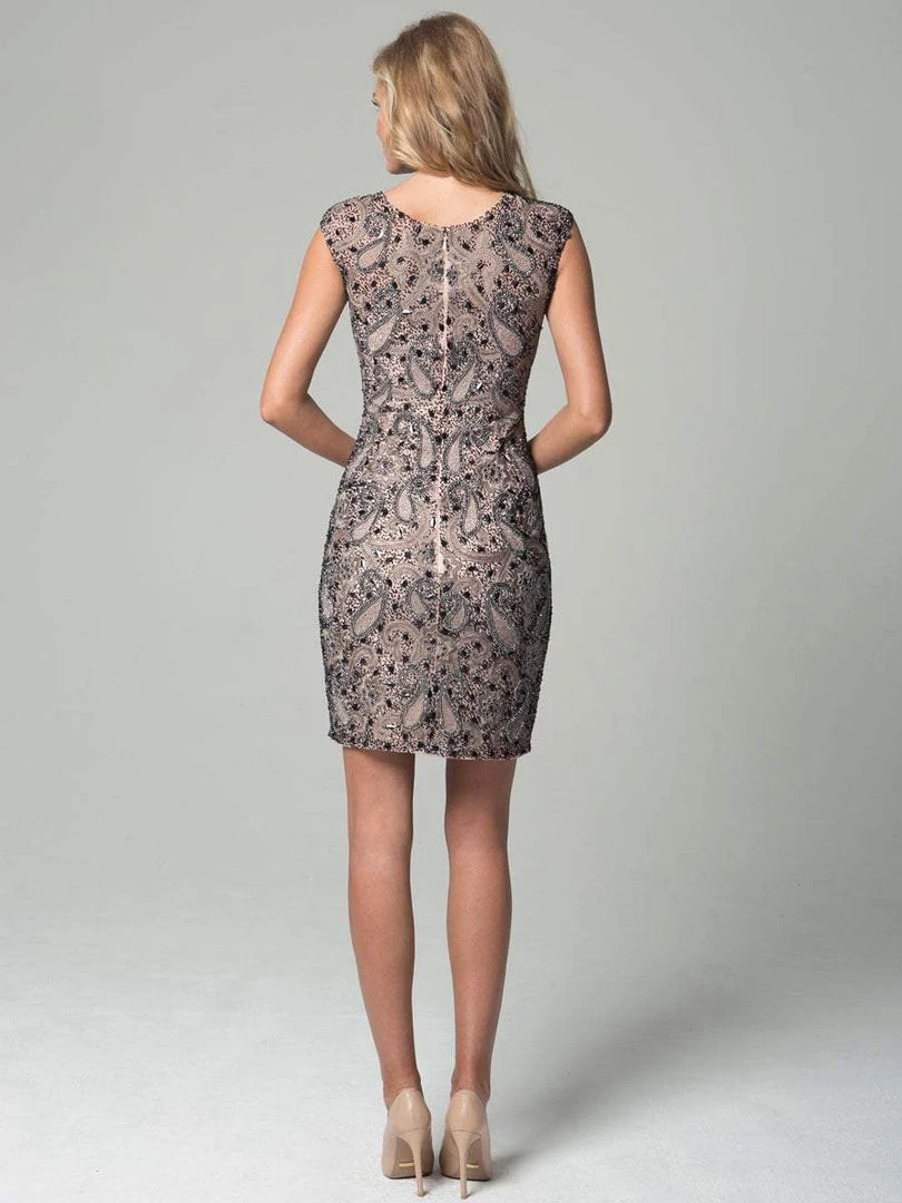 Lara Dresses - 32924 Dress In Mauve Gray 4 Lara Dresses - 32924 Dress In Mauve Gray