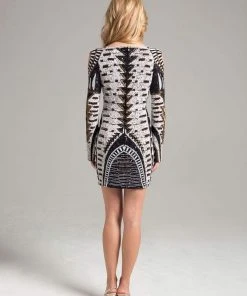 Lara Dresses - 32986 Dress In Black White Cocktail Dresses