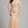 Lara Dresses - 33206 Sleeveless Beaded Jewel Trumpet Gown Formal Gowns