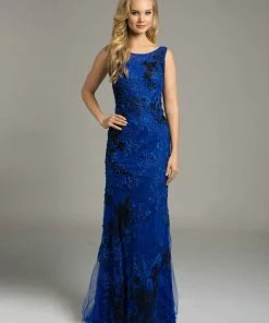 Formal Gowns Lara Dresses - 33243 Stunning Fully Embroidered Evening Gown