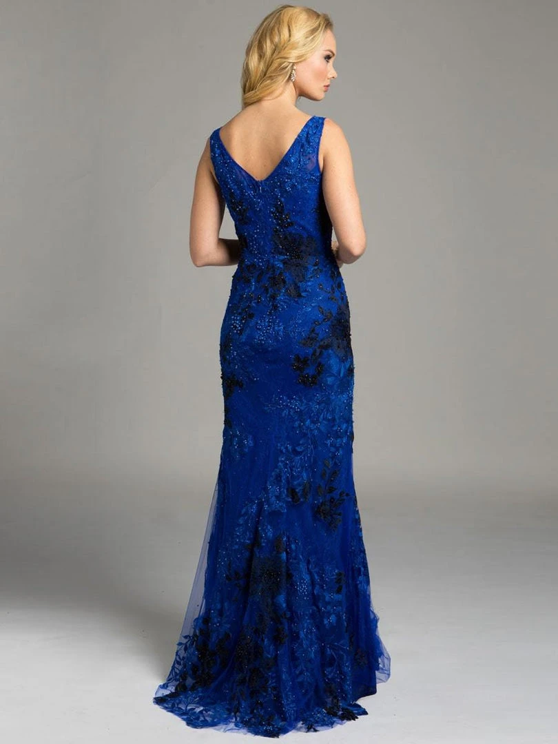 Formal Gowns Lara Dresses - 33243 Stunning Fully Embroidered Evening Gown 4 Formal Gowns Lara Dresses - 33243 Stunning Fully Embroidered Evening Gown