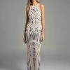 Lara Dresses - 33254 Bewitching Halter Gown With Eccentric Beadworks 2 Lara Dresses - 33254 Bewitching Halter Gown With Eccentric Beadworks