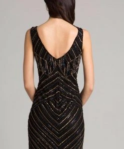 Lara Dresses - 33295 Bead Embellished Sheath Dress