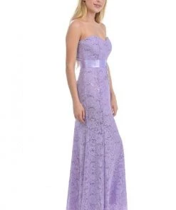 Lenovia - 5113 Strapless Sweetheart Sequined Lace Dress Formal Gowns 35 Lenovia - 5113 Strapless Sweetheart Sequined Lace Dress Formal Gowns