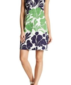 Cocktail Dresses London Times - T3225M Floral Jewel Sheath Dress