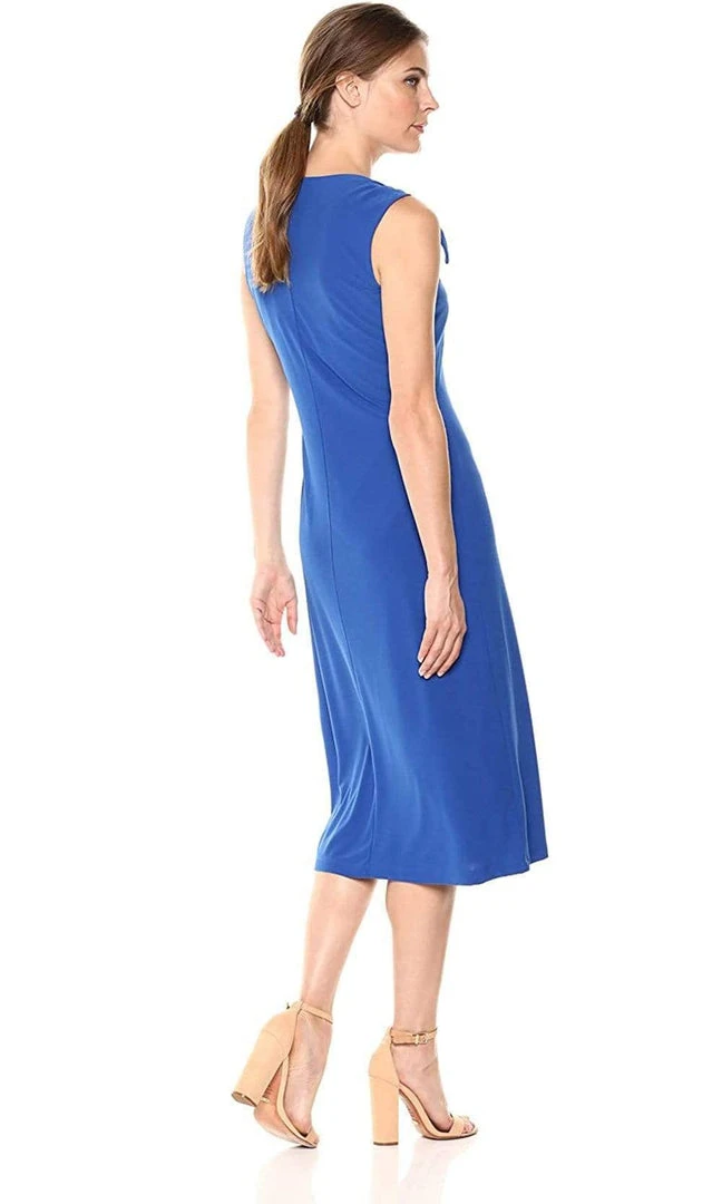 Cocktail Dresses London Times - T3410M V Neck Knotted Shoulder Flutter Hem Dress 8 Cocktail Dresses London Times - T3410M V Neck Knotted Shoulder Flutter Hem Dress