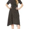 Plus Size Dresses London Times - T3806M Printed High Low A-Line Dress 1 Plus Size Dresses London Times - T3806M Printed High Low A-Line Dress