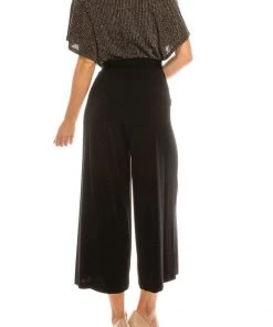 London Times - T3834M Two Toned V-Neck Jumpsuit Plus Size Dresses