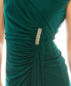 Cocktail Dresses London Times - T4678M Knee-Length Sheath Dress