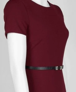 London Times - T4681M Short Sleeve Ruffle Hem Short A-Line Dress Cocktail Dresses 10 London Times - T4681M Short Sleeve Ruffle Hem Short A-Line Dress Cocktail Dresses